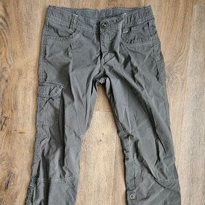 KÜHL Boys Lightweight Cargo Style Pants Splash Gray Size Medium (10)